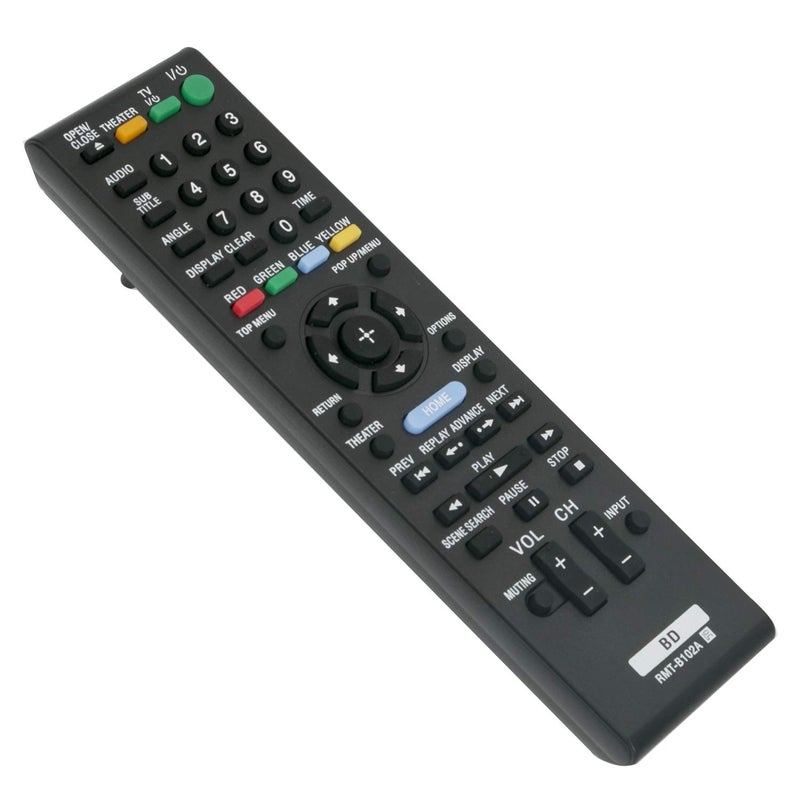 WINFLIKE New Remote Control RMT-B102A Replace Compatible with Sony Blu-ray DVD Player BDP-S350 BDPS350 BDP-S350B BDPS350B BDP-S550 BDPS550 - Image 3